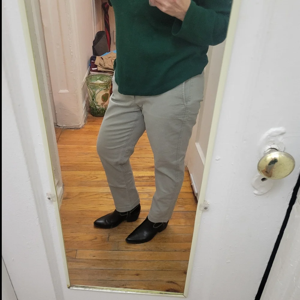 J.Crew Ankle Chino Sage Color‎ EUC Coastal Preppy